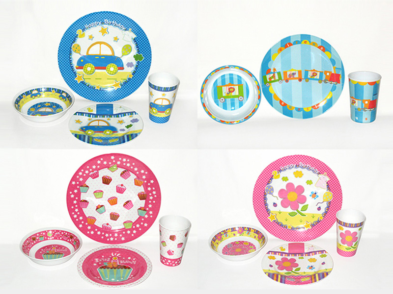 Melamine Children Dinner Set