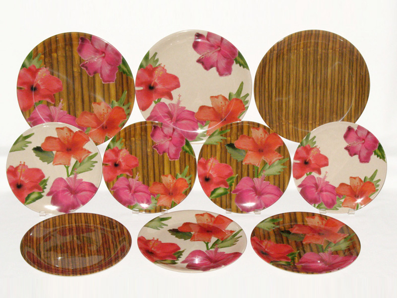 Melamine Bamboo Plates