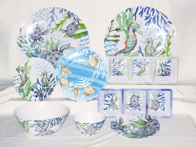 22G11 Maritime - Rim Shape, Swirl Textured Dinnerwares